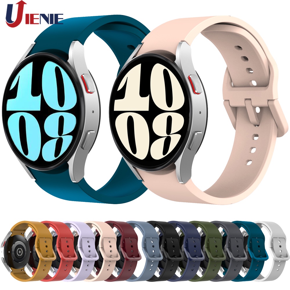 Dây đeo đồng hồ silicon cho samsung galaxy watch 6 5 4 40 / 44mm watch5 pro 45mm watch6 classic 43 /