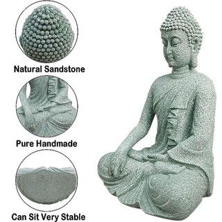 FASHYUNER Tượng Phật Đá Cá Trang Trí Bể Cá