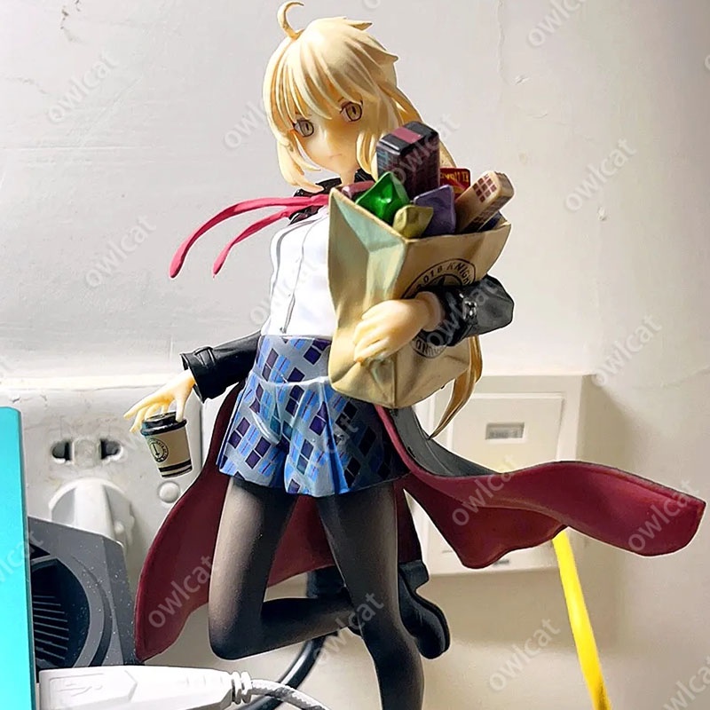 Mô Hình Nhân Vật Fate Grand Order Artoria Pendragon Alter  FGO Saber 25cm 1/7 Dark-Tainted Tyrant Fate Stay Night No.3 Servant SR 4Star PVC Figure Packed in Box