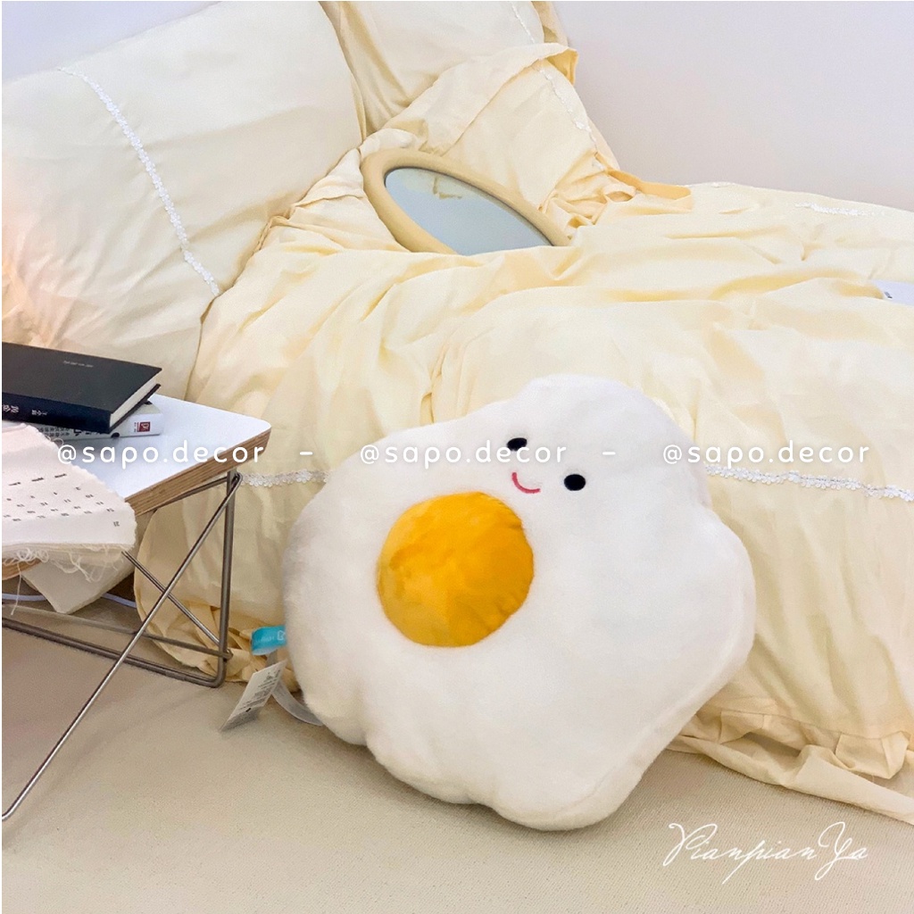 Gấu bông hình trứng ốp la và bánh Sandwich, thú nhồi bông dễ thương - Sapo Decor 77