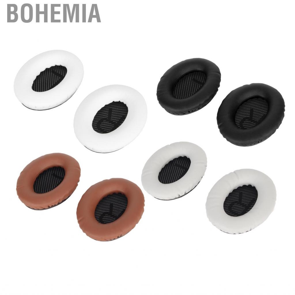 Bohemia Replacement Ear Pads Memory Foam Headphone Cushions For QC35 35ii QC25