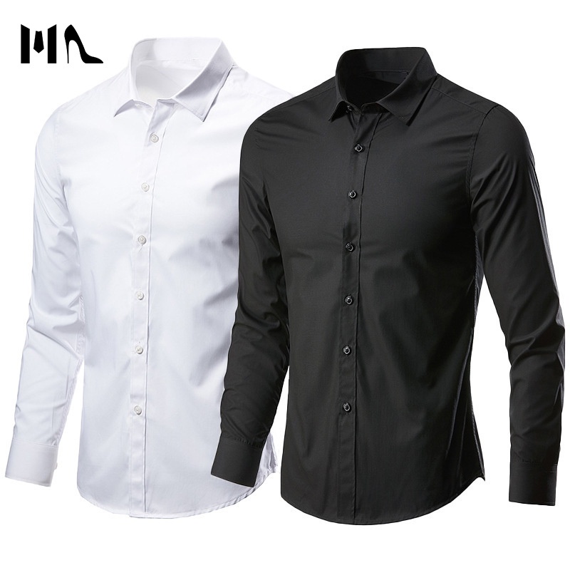 Jingh shop mature life áo sơ mi trắng cho nam bộ đồ nam bộ đồ nam công thức mts441