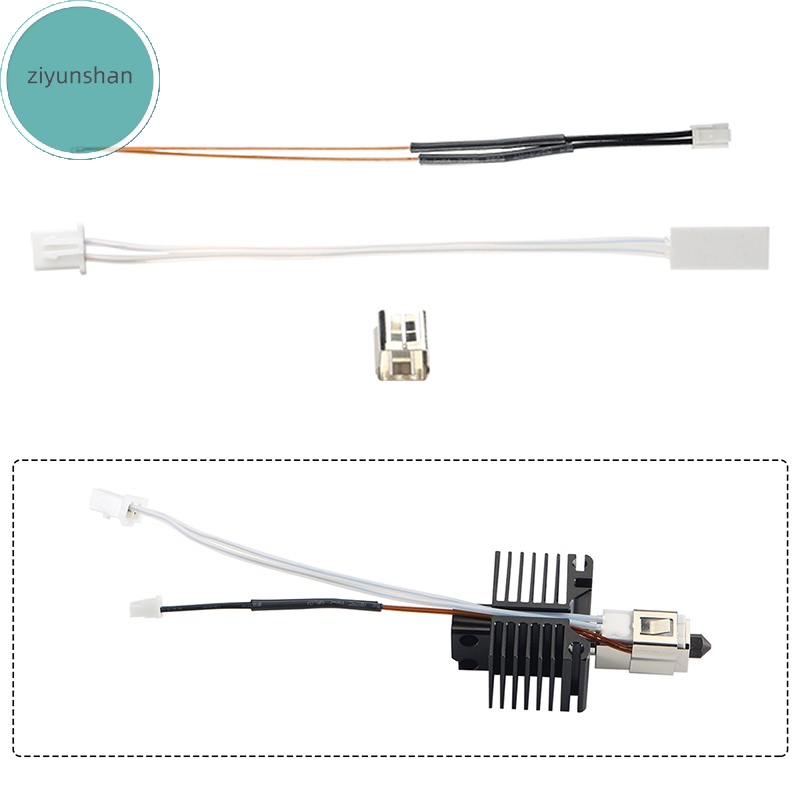 Vòi phun dòng chảy cao bằng thép cứng ziyunshan cho bambu carbon lab x1 combo 500°C Đầu phun fit bamboo p1p bambulabs x1 máy in 3d carbon hotend vn