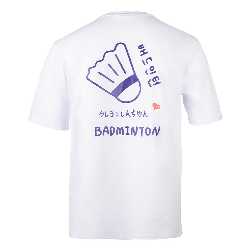 Áo Thun Thể Thao Cầu Lông Tay Ngắn Chất Liệu cotton Co Giãn Phong Cách Hàn Quốc Cho Nam Nữ