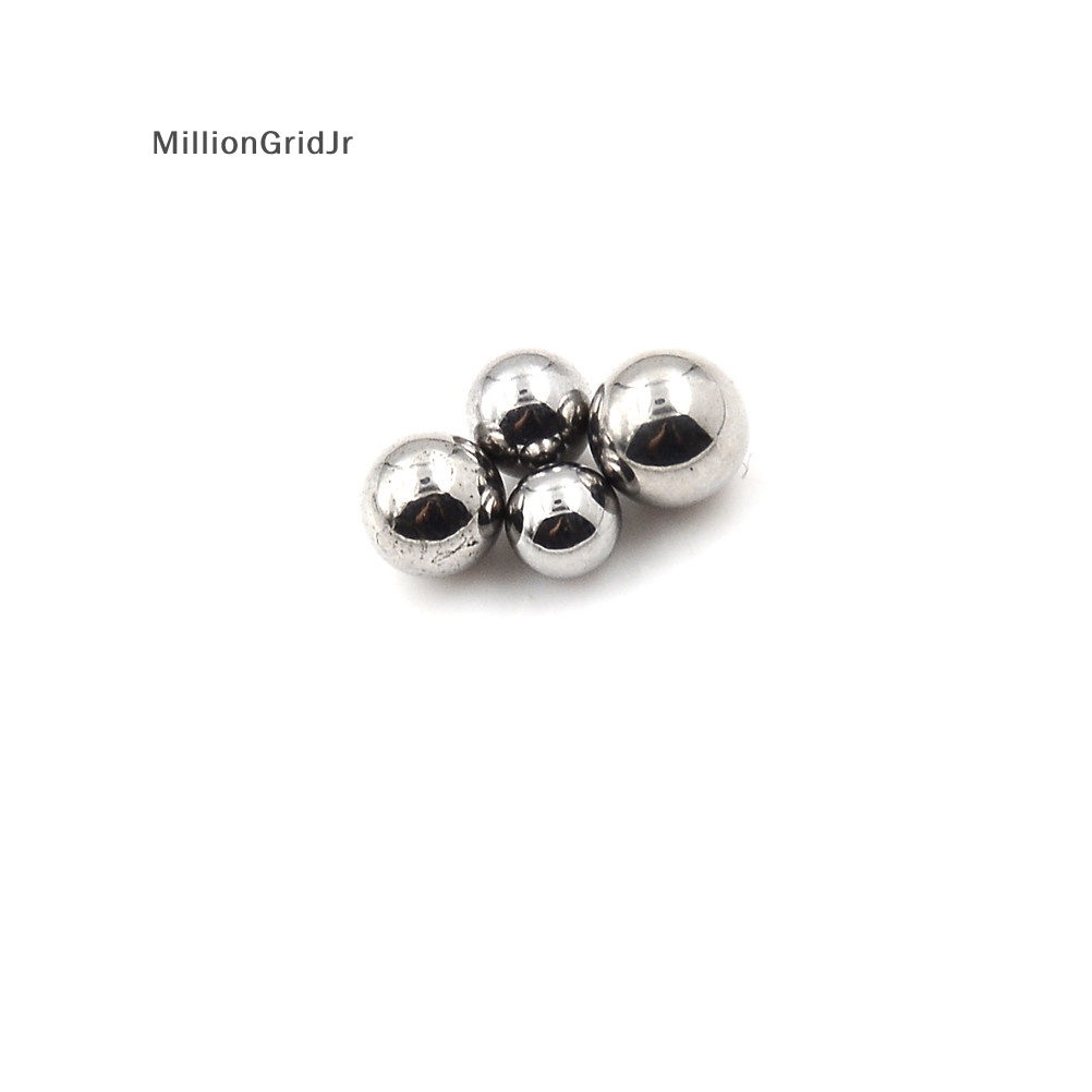 Mlg 100 chiếc thay thế xe đạp bạc giai điệu thép vòng bi 4 / 4,5 / 5 / 5,5mm dia jr