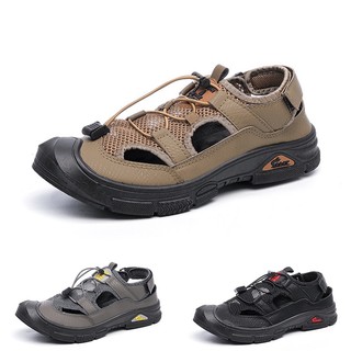 Giày sandal bít mũi thoáng khí thời trang đi biển cho nam