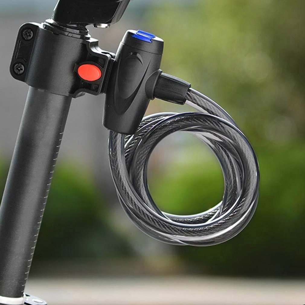 Mountain Bike Anti-theft Lock Bicycle Lock Stainless Steel Cable Safety Lock