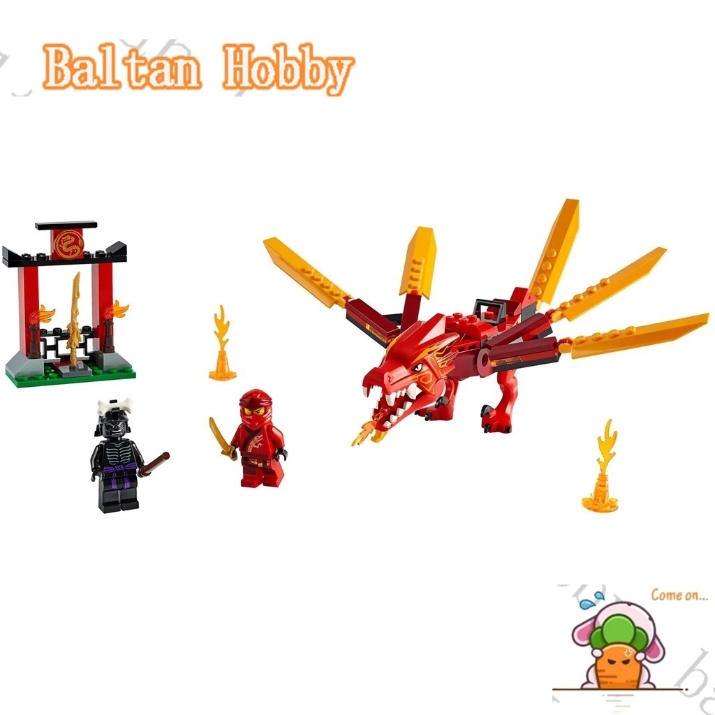 Baltan toy bh1 tương thích với / ninjago / kai's fire dragon / 71701/11491 / building blocks / boy / toy en5
