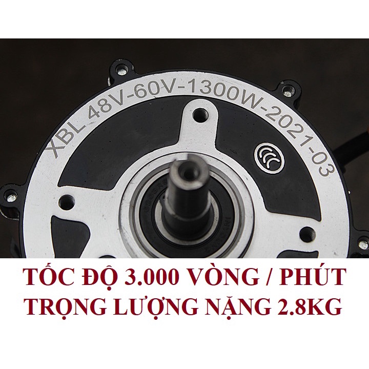 Động cơ không chổi than BLDC 60v - 1300w có thể phát điện