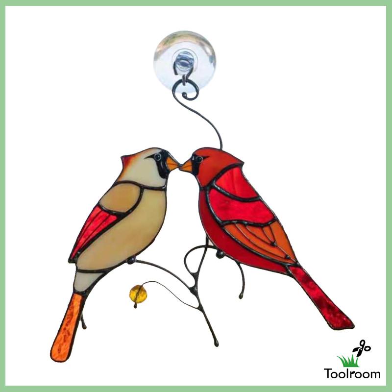 Set 2 Bức Tượng Chim Điêu Khắc Treo Tường Trang Trí Sân Vườn