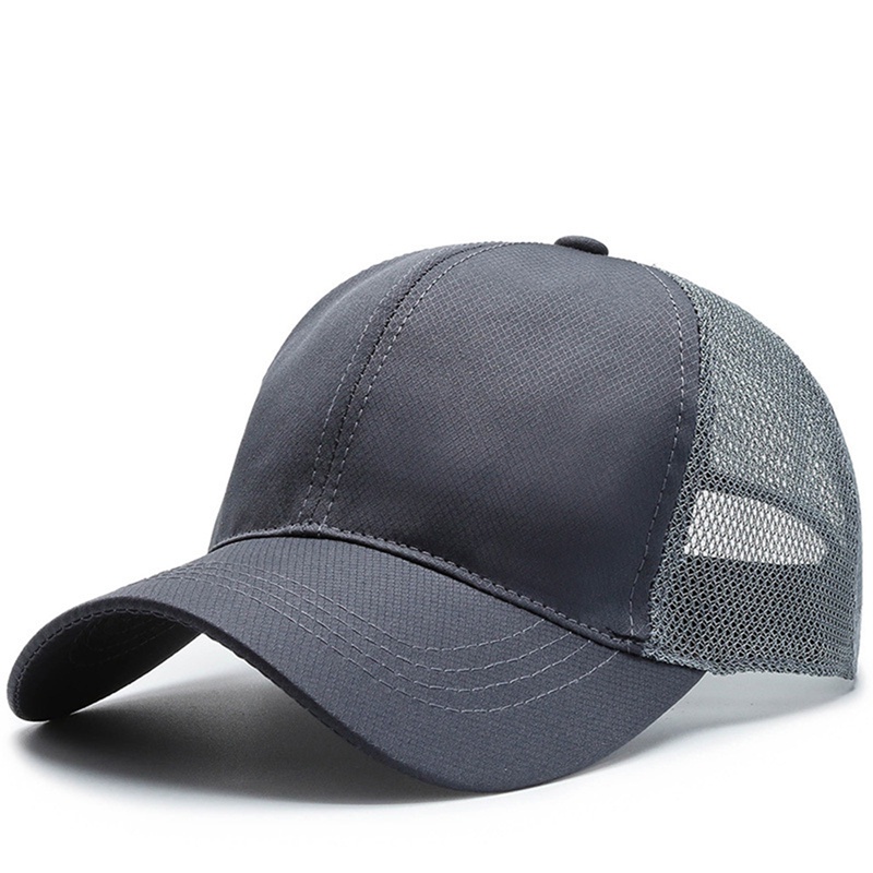 Ygt Mũ Lưỡi Trai Cotton Phối Lưới Mỏng Thoáng Khí Phong Cách Thể Thao Thời Trang Mùa Hè Cho Nam Và Nữ