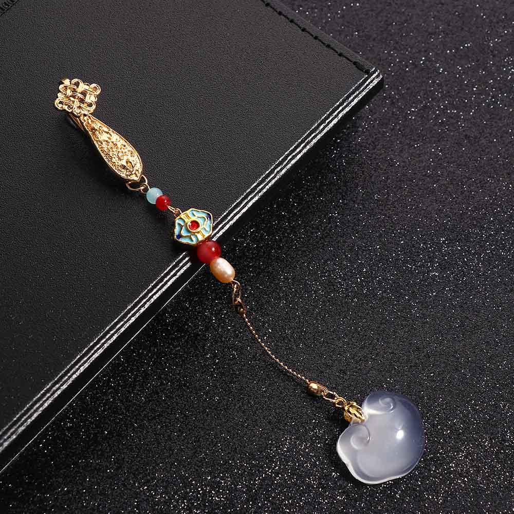 Ghim Cài Áo Hình Bướm Phối Tua Rua Phong Cách Trung Hoa Cổ Điển Thời Trang Cho Nữ