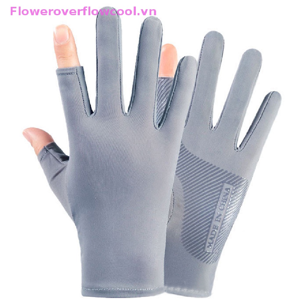 Đôi Găng Tay Lái Xe Thể Thao Chống Trượt Thoáng Khí Có Thể Chạm Màn Hình Cảm Ứng Bảo Vệ Tia Uv