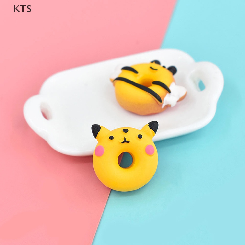 Set 5 Mô Hình Bánh Donut Dễ Thương Dùng Để Trang Trí Nhà Búp Bê