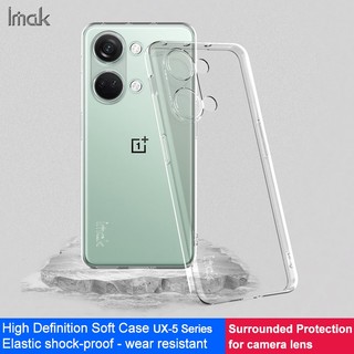 Ốp điện thoại tpu silicon mềm trong suốt chống sốc imak cho oneplus ace 2v 5g