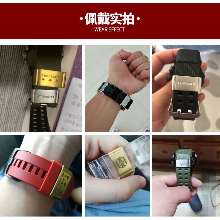 Khóa Vòng Kim Loại 18mm 20mm 22mm Cho Đồng Hồ Casio G-Shock GA110 / 400 / 700 GW9300 GG1000 DW5600 Gw5610