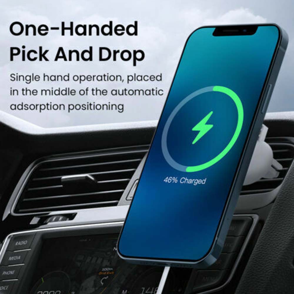 For MagSafe Magnetic Car Air Wireless Charger Mount 15W Fast Wireless Charging Phone Holder for IPhone 14 13 12 Mini Pro