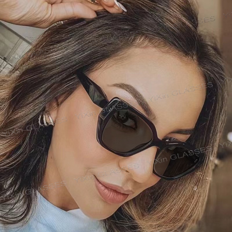 Kính Mát Mắt Mèo Tròng Lớn Chống Tia UV Thời Trang Hàn Quốc Cho Nữ