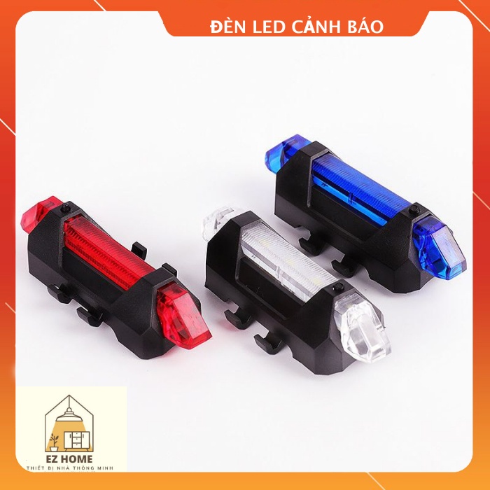 Đèn xe đạp đèn led cảnh báo đèn hậu xe đạp chống thấm nước Sáng lên đến 10 giờ nhiều màu sắc