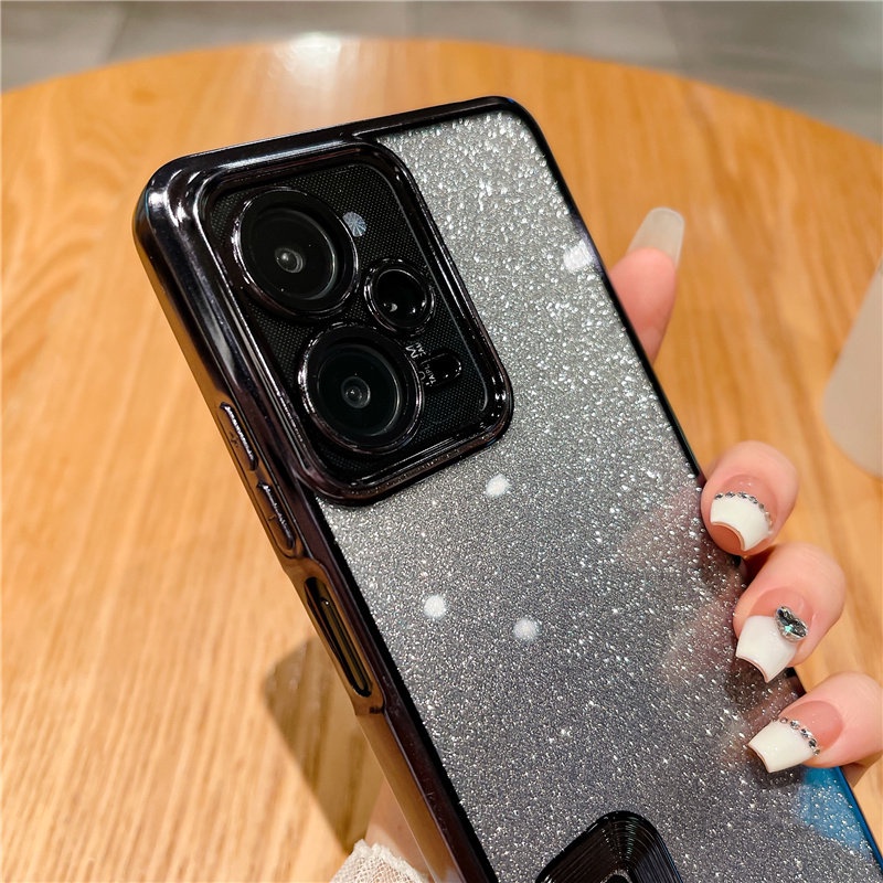 Ốp Lưng Kim TuyếN MàU Gradient Cho Xiaomi Redmi Note 12 12Pro 10 10Pro 10S 9 9S 9Pro