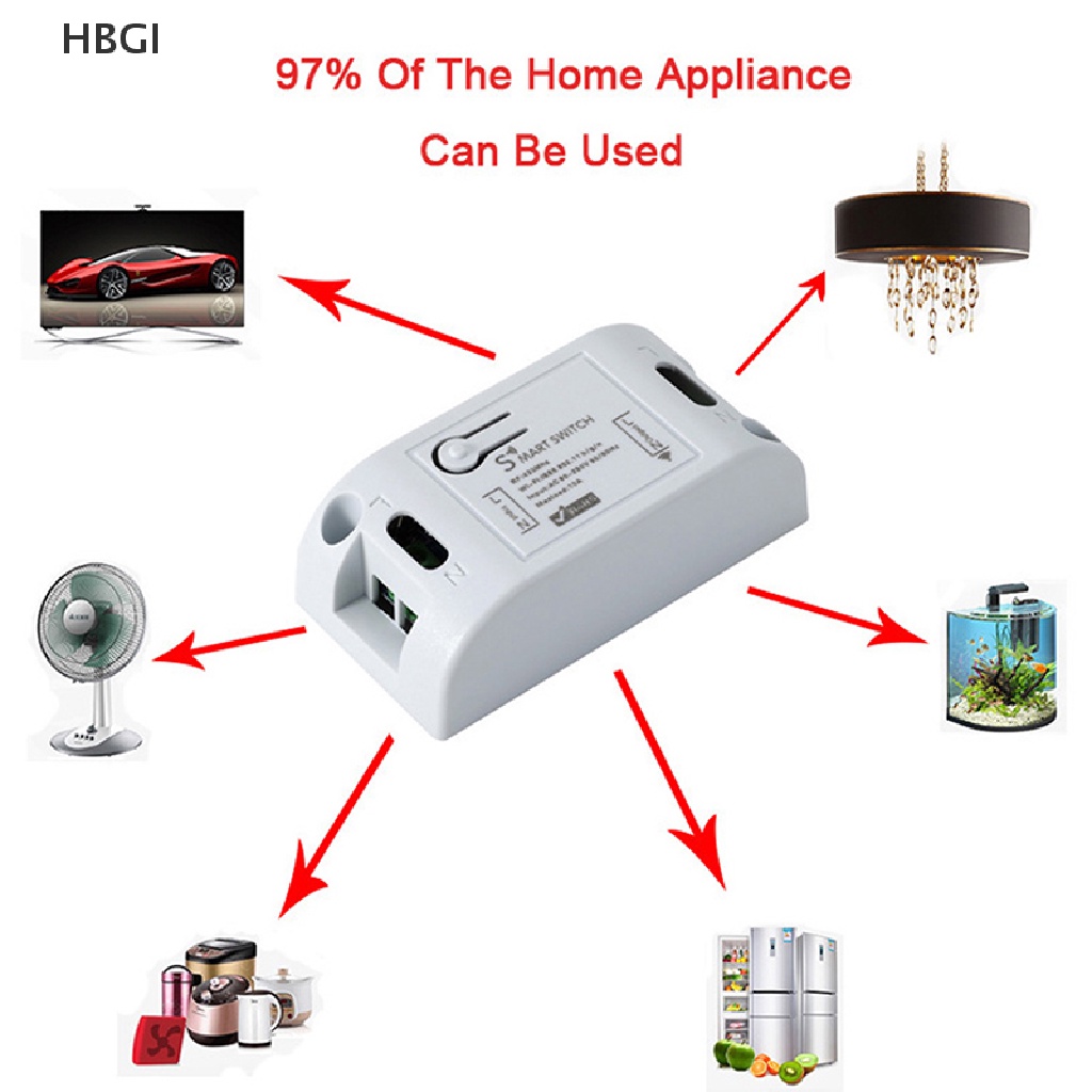 HBGI> New Smart Switch Timer DIY Wireless Switch Voice Control Smart Home Automation HOT