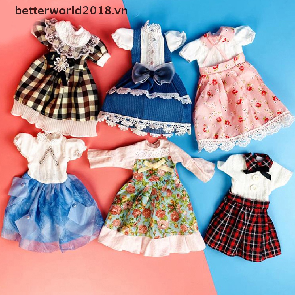 Bộ Quần Áo Công Chúa Dành Cho Búp Bê 30cm 1 / 6 12 ''