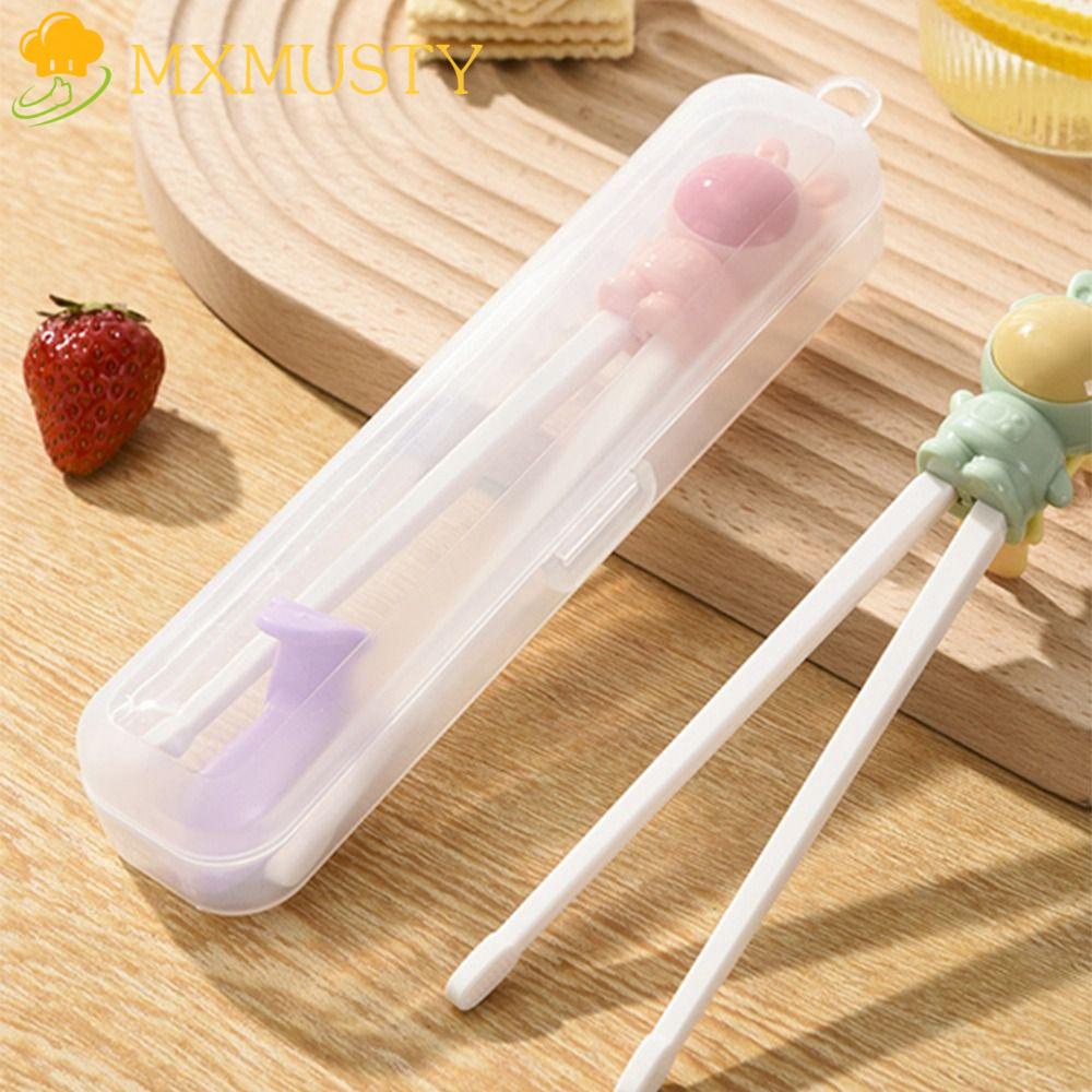 Đũa Tập Ăn Chống Trượt Hình Thỏ Hoạt Hình Có Thể Tái Sử Dụng Cho Trẻ Em