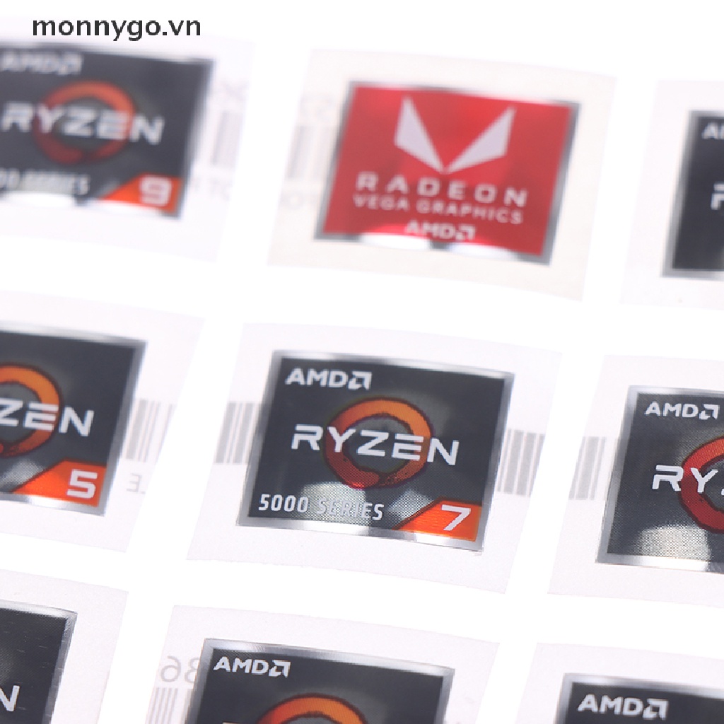 AMD Nhãn Dán Logo ATHLON Ryzen R 3 5 7 PRO7 Chất Lượng Cao