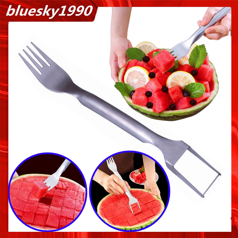 Nĩa Cắt Dưa Hấu Siêu Bền Dễ Vệ Sinh Tiện Dụng Cho Nhà Bếp【bluesky1990】