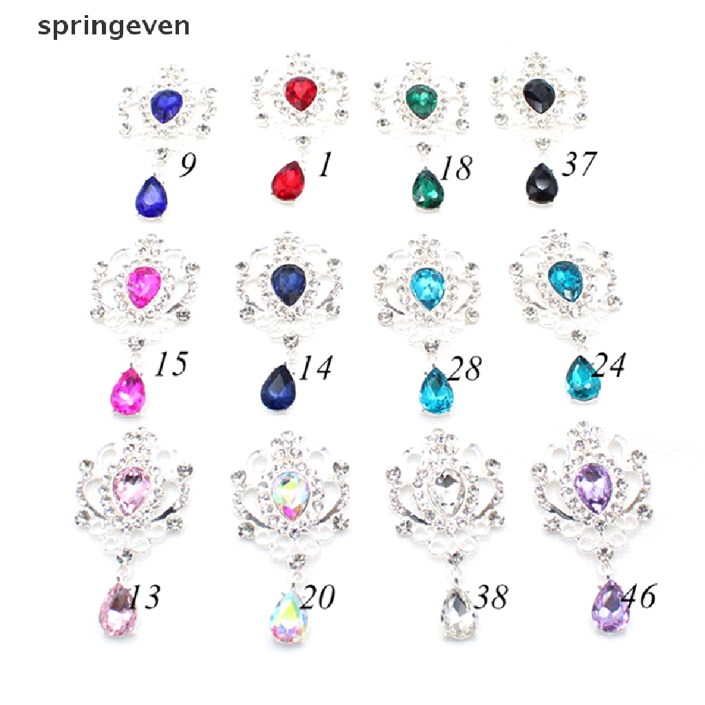 1 Nút Kẹp Tóc Đính Đá 32 * 62MM