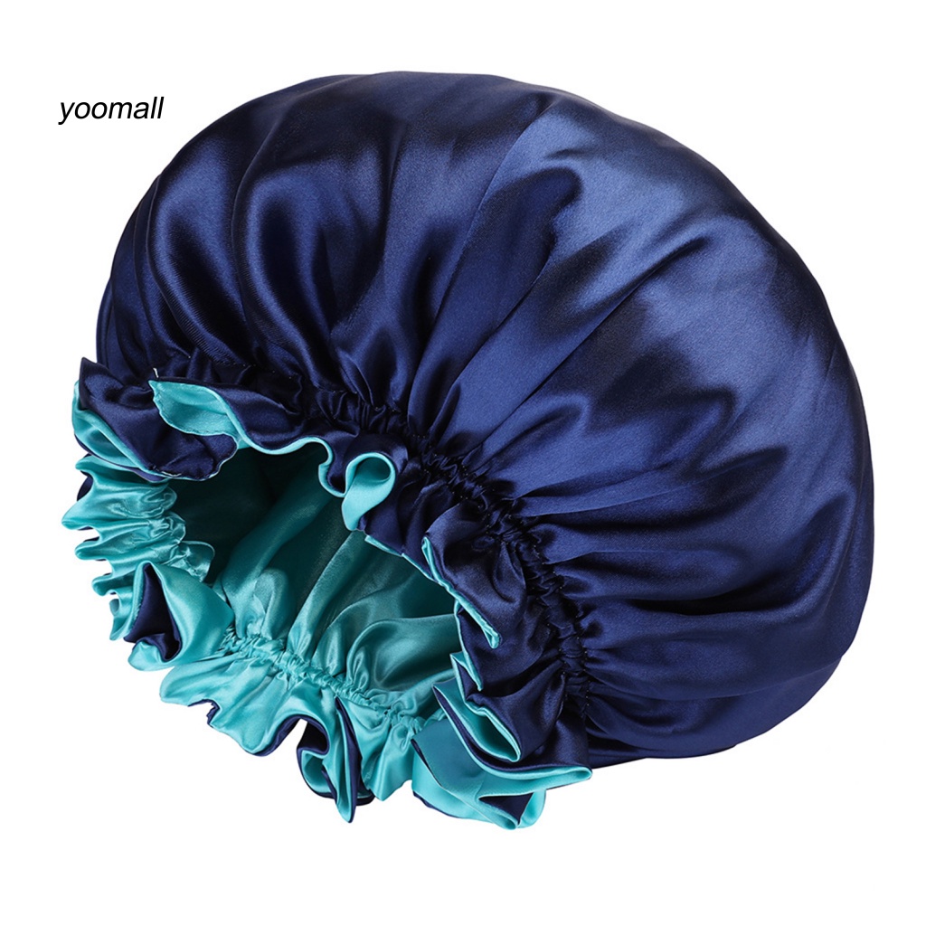 Mũ Trùm Đầu Hai Lớp Mềm Mịn Không Vành Dùng Khi Ngủ / Tắm Cho Nữ