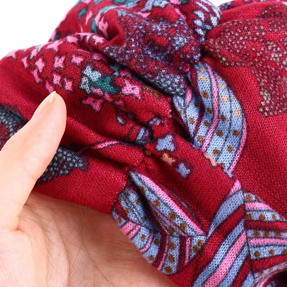 Mũ Cotton Trùm Đầu Giữ Ấm Tai In Họa Tiết Hoa Gấp Gọn Được Phong Cách Hàn Quốc Dành Cho Phụ Nữ Lớn Tuổi