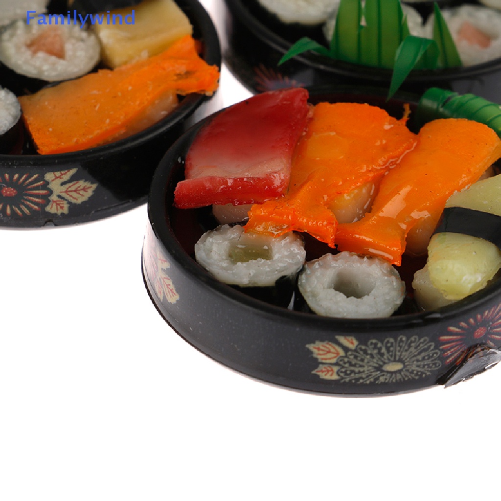 1 Mô Hình Cơm Cuộn Sushi Tỉ Lệ 1 / 6 Trang Trí Nhà Búp Bê