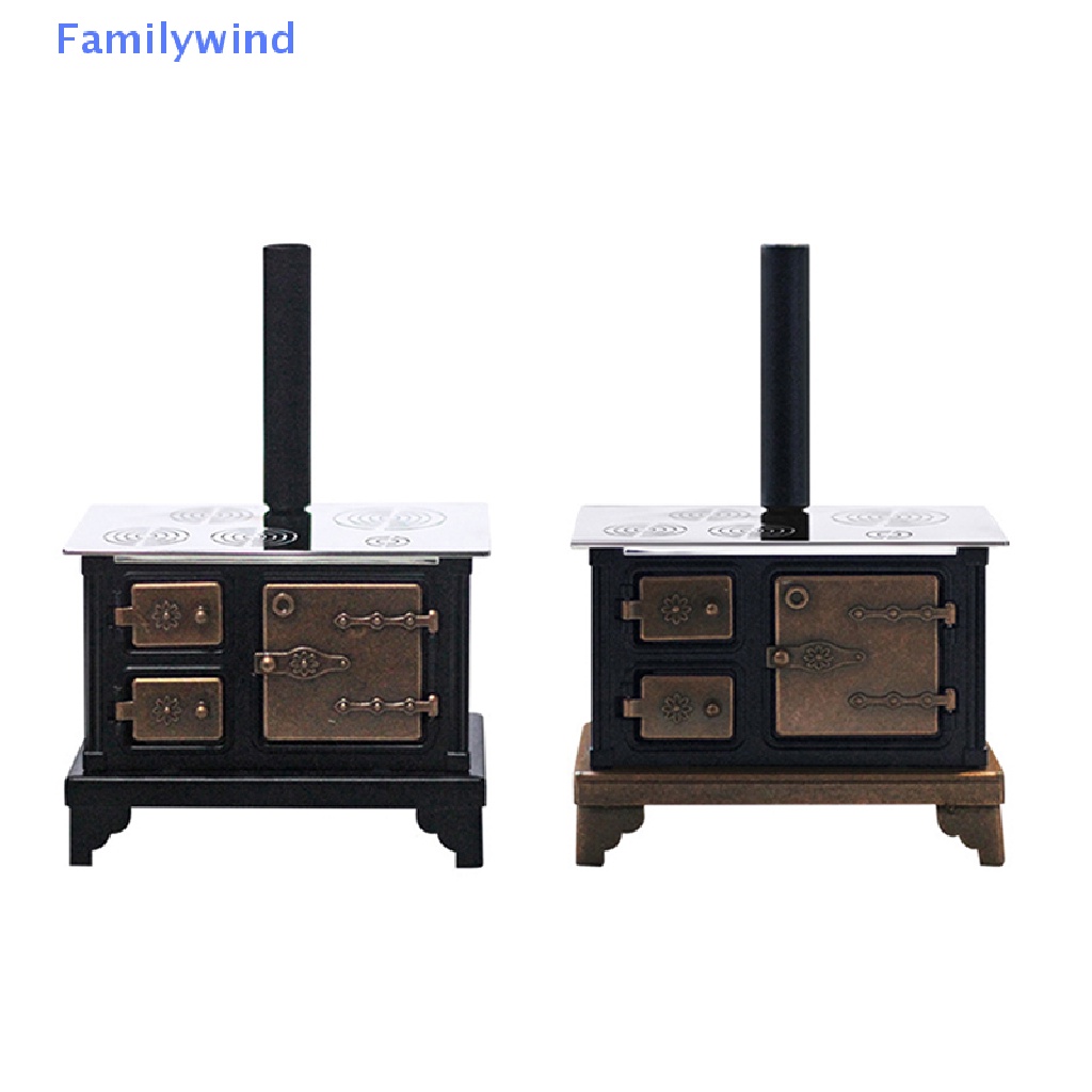 Mô Hình Bếp Lò Mini Tỉ Lệ 1: 12 Dùng Để Trang Trí Nhà Búp Bê