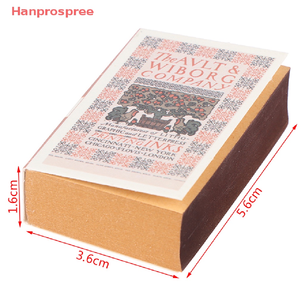 Mô Hình Quyển Sách Hoạt Hình Phong Cách Vintage 1: 12 Trang Trí Nhà Búp Bê