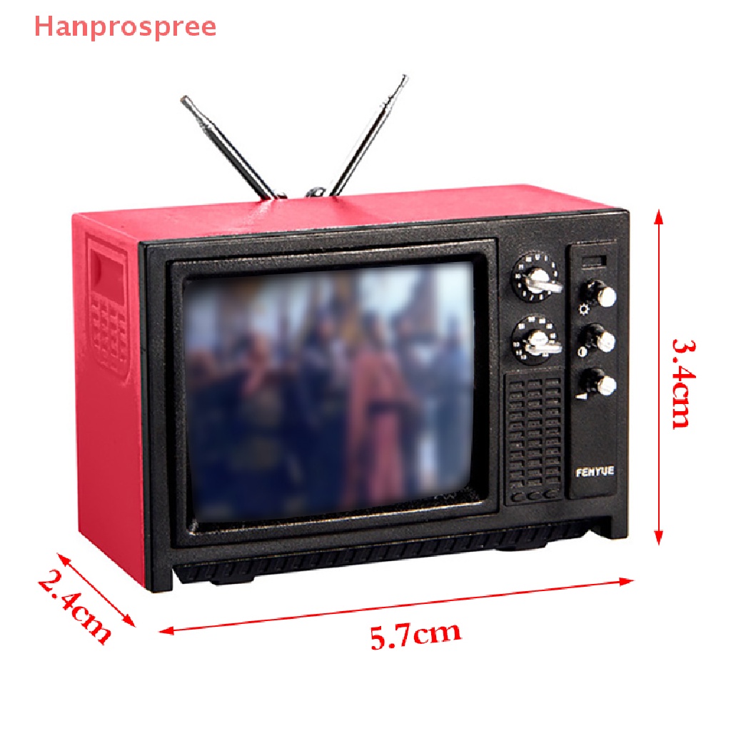 Hanprospree > Mô Hình TV Đồ Chơi Mini Phong Cách retro Trang Trí Nhà Búp Bê
