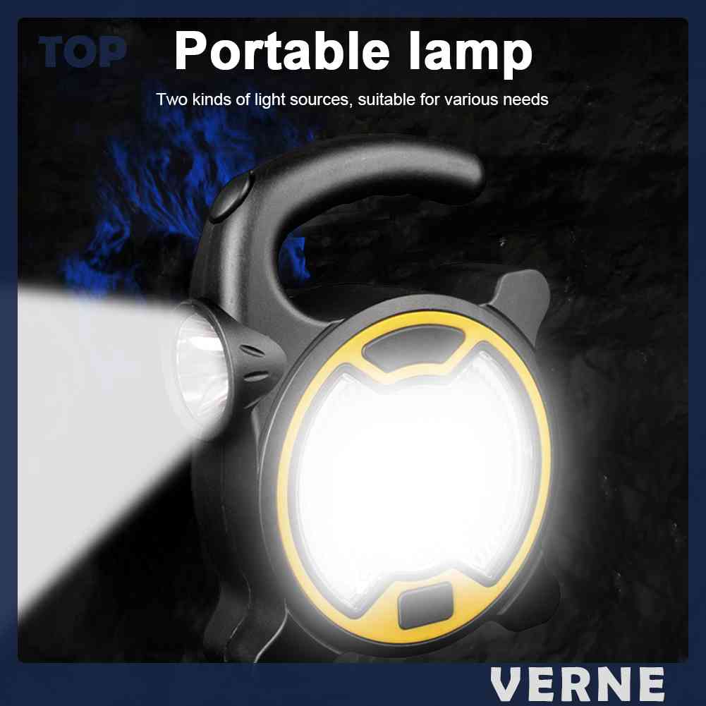 Đèn Pin LED COB Cầm Tay Tiện Lợi Cho Hoạt Động Ngoài Trời