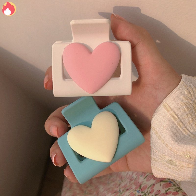 Kẹp Tóc Hình Trái Tim Dễ Thương Phong Cách Hàn Quốc SJHY0322 RYVN