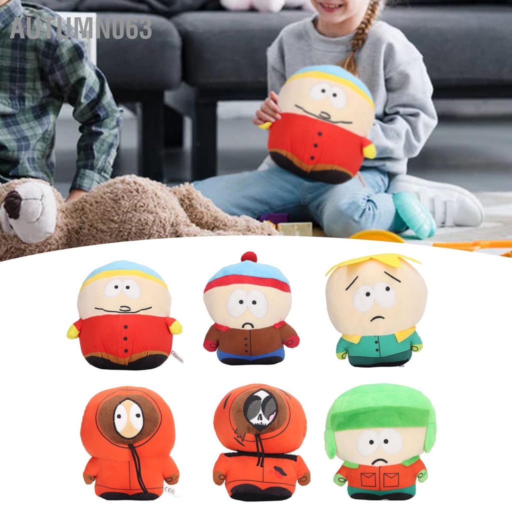 Autumn063 Đồ chơi sang trọng mềm Búp bê nhồi bông Biểu cảm dễ thương Bông PP Làm đầy Hình hoạt hình cho trẻ em