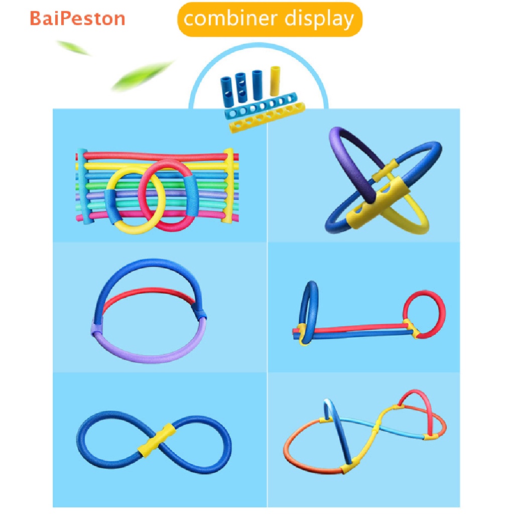 [BaiPeston] Phao Nổi Bằng Xốp Cứng Trơn Khoét Rỗng Linh Hoạt Hỗ Trợ Bé Tập Bơi