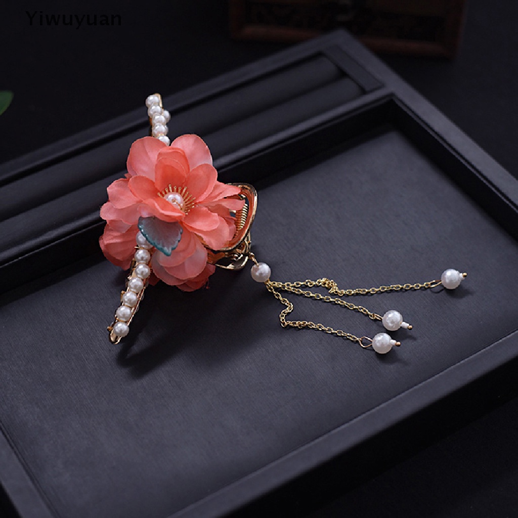 < Yiwuyuan > Kẹp Tóc Phối Tua Rua Phong Cách Trung Hoa
