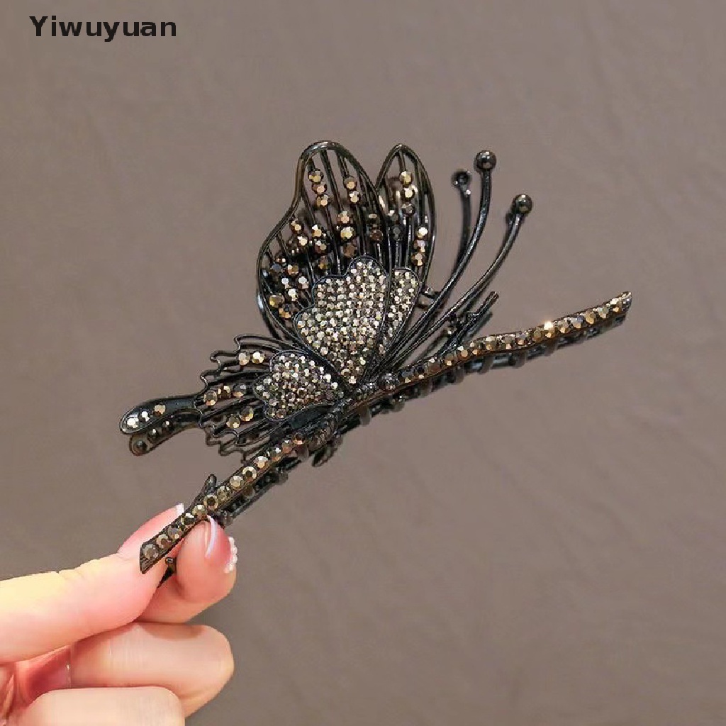 Kẹp Tóc Bướm Đính Đá Thời Trang Cho Nữ