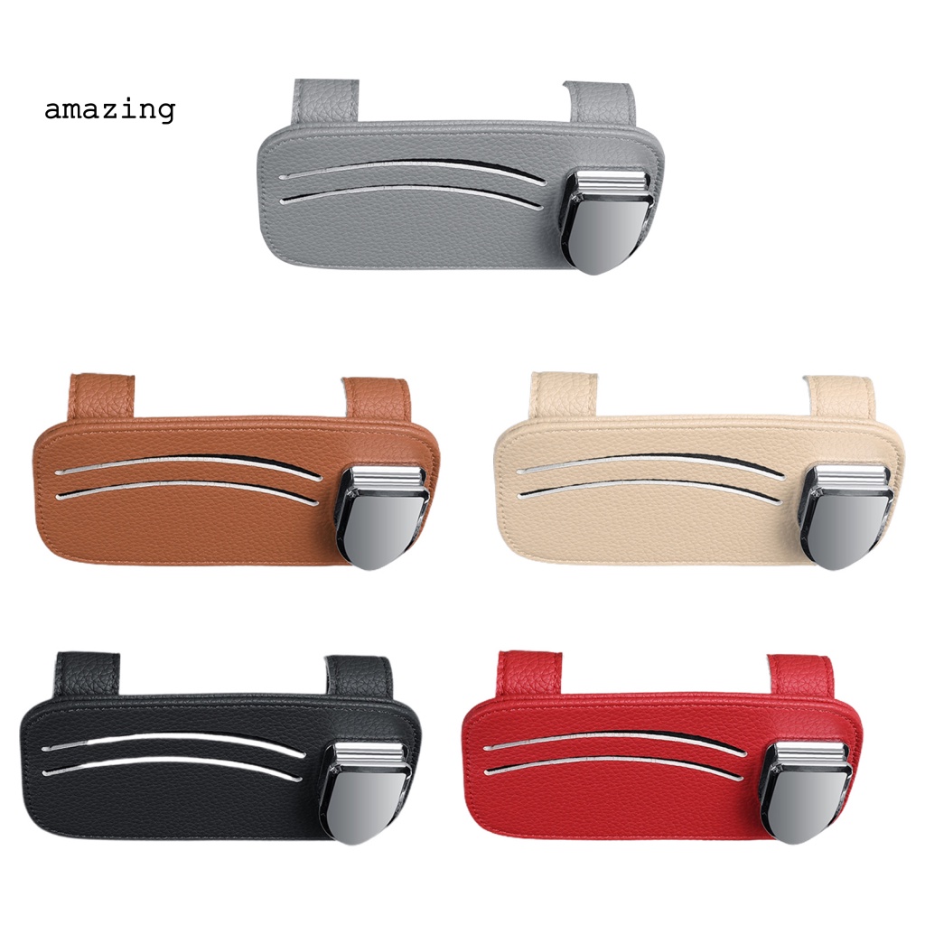 Kẹp Giữ Thẻ / Kính Mát Gắn Tấm Che Nắng Xe Hơi Tiết Kiệm Không Gian