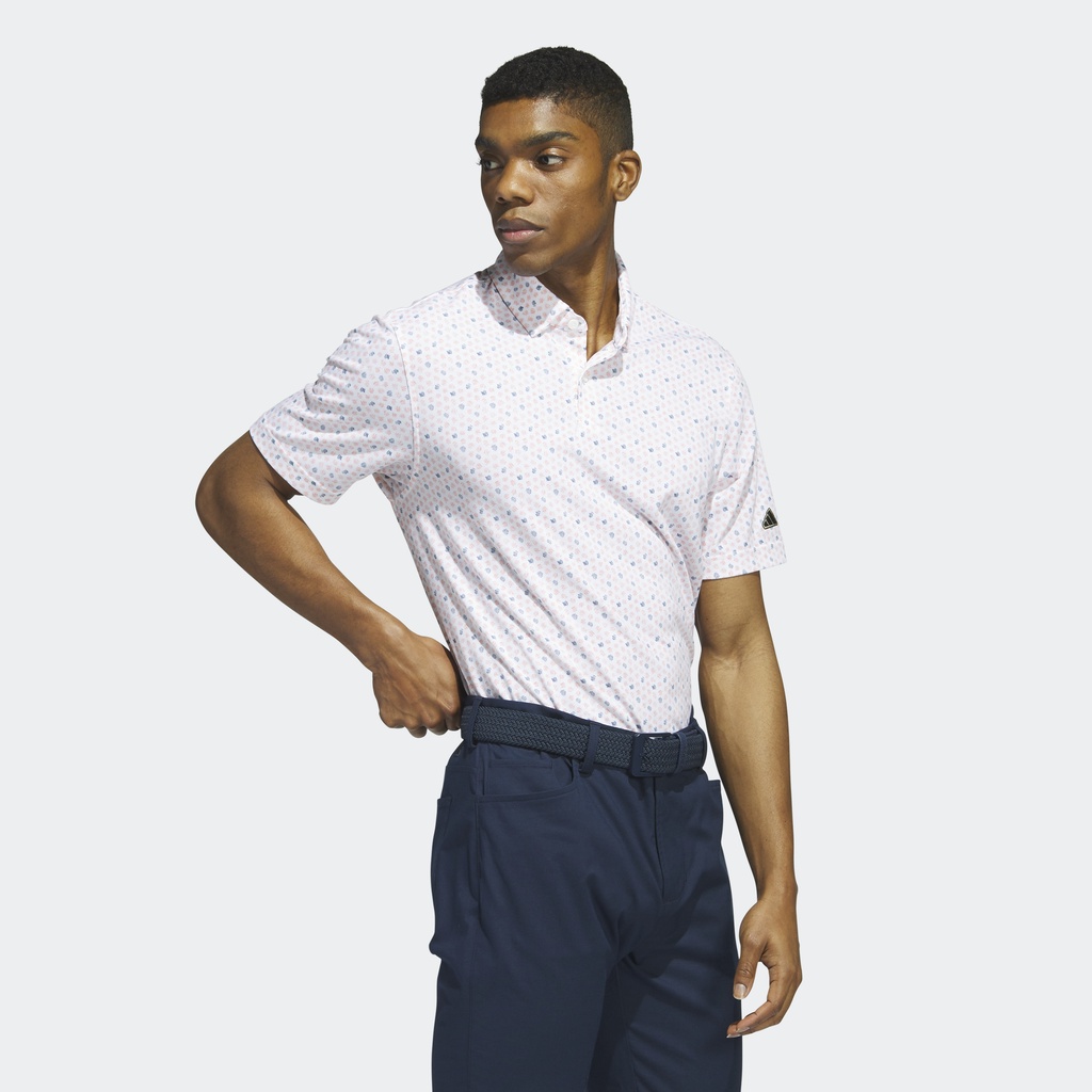 adidas Đánh gôn Áo Polo Golf Họa Tiết Go-To Nam trái cam HS1120