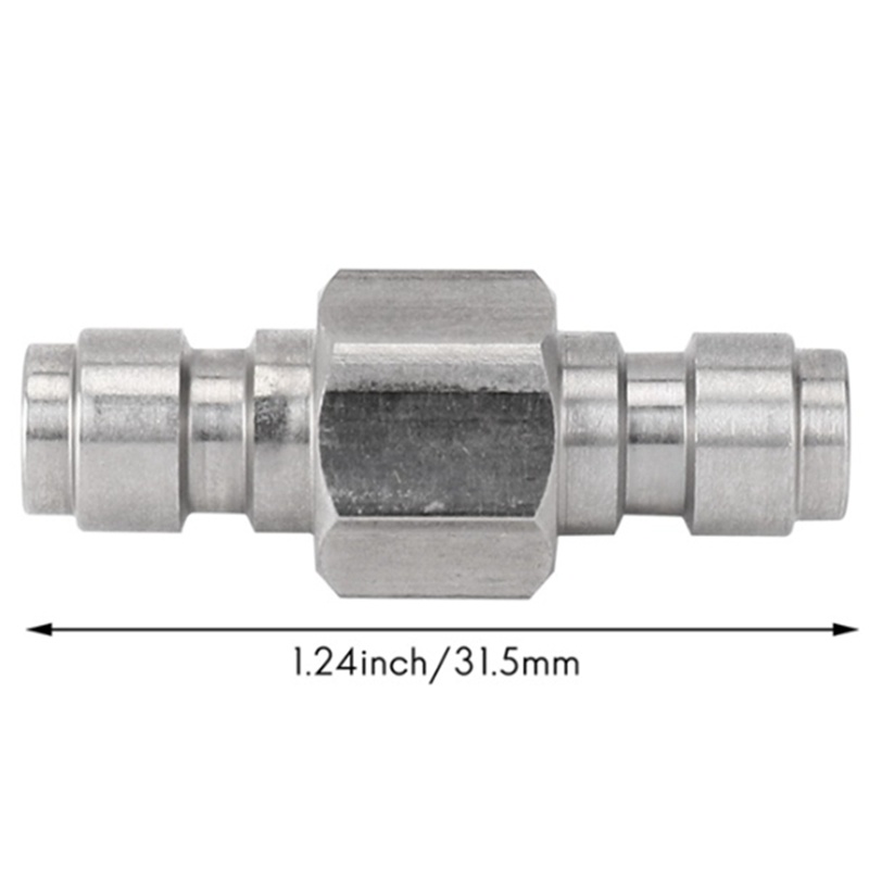 Set 2 Đầu Nối Bằng Thép Không Gỉ Hai Đầu Nối Nhanh Sơn Cho Pcp