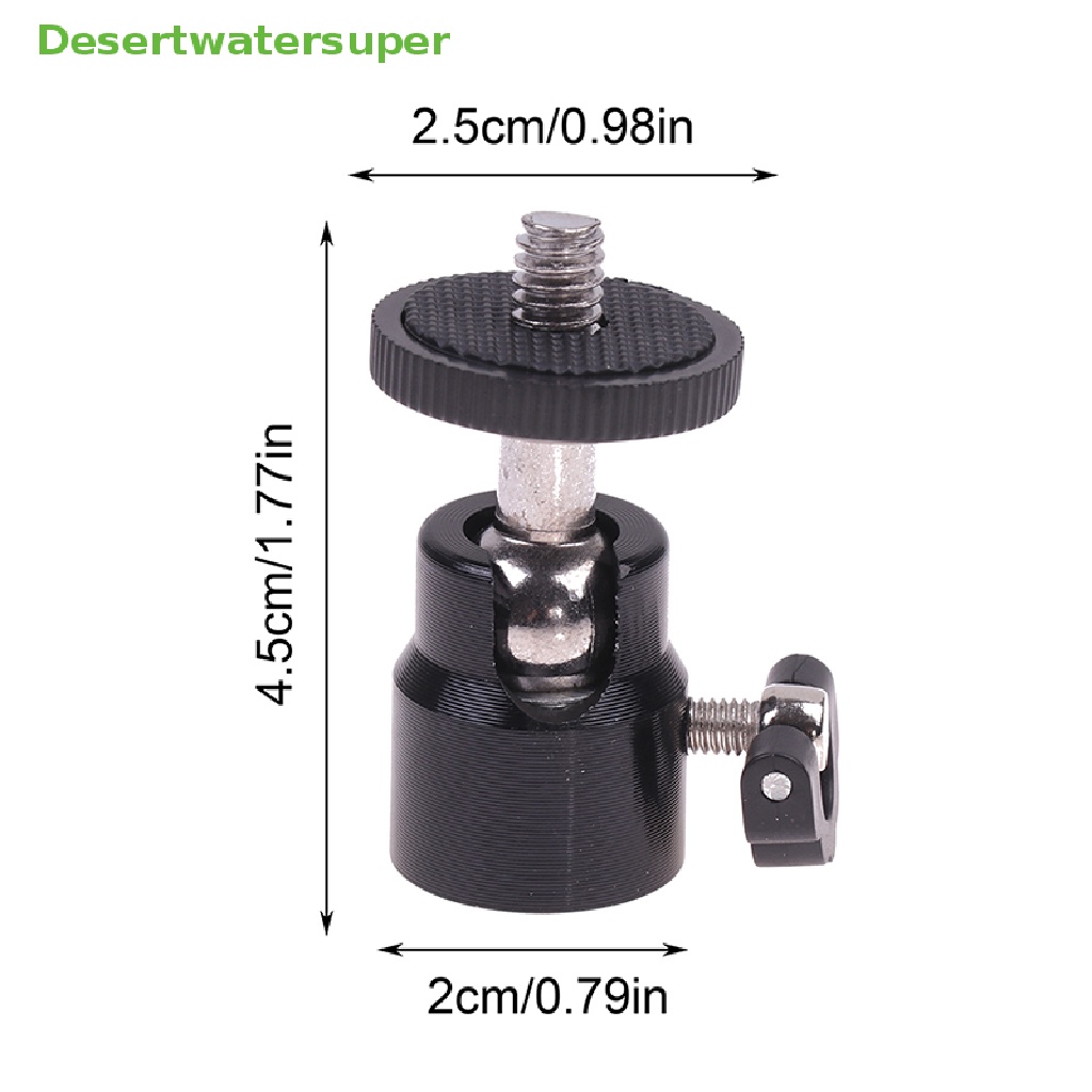 1 Đầu Vít 1 / 4 Bằng Kim Loại Cho Chân Máy Ảnh Tripod