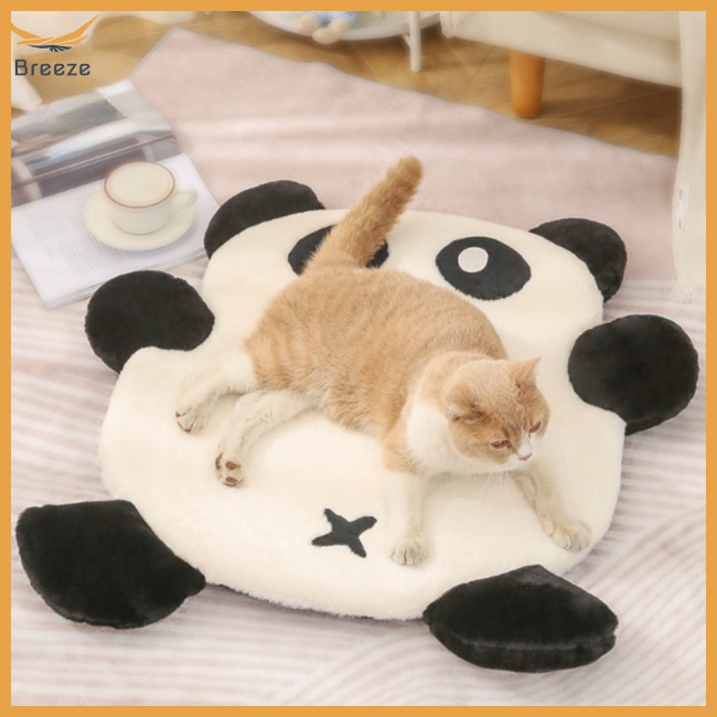 Thảm Ngủ Mềm Mại Thoáng Khí Thoải Mái Hình Gấu Trúc Hoạt Hình Cho Thú Cưng