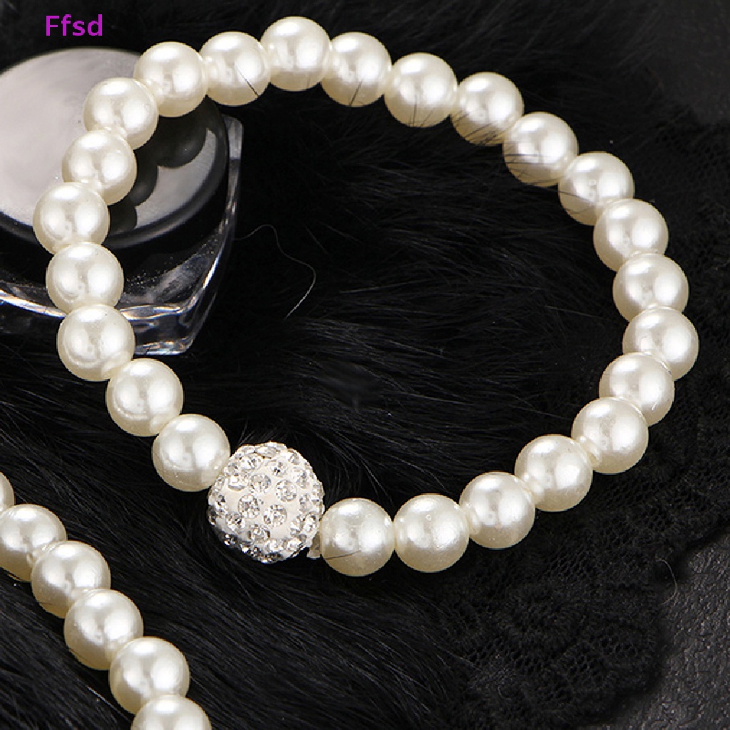 {Ffsd} Bộ Trang Sức Trang Sức Vòng Cổ Bông Tai Ngọc Trai Thời Trang Cho Cô Dâu Trong Tiệc Cưới Bán