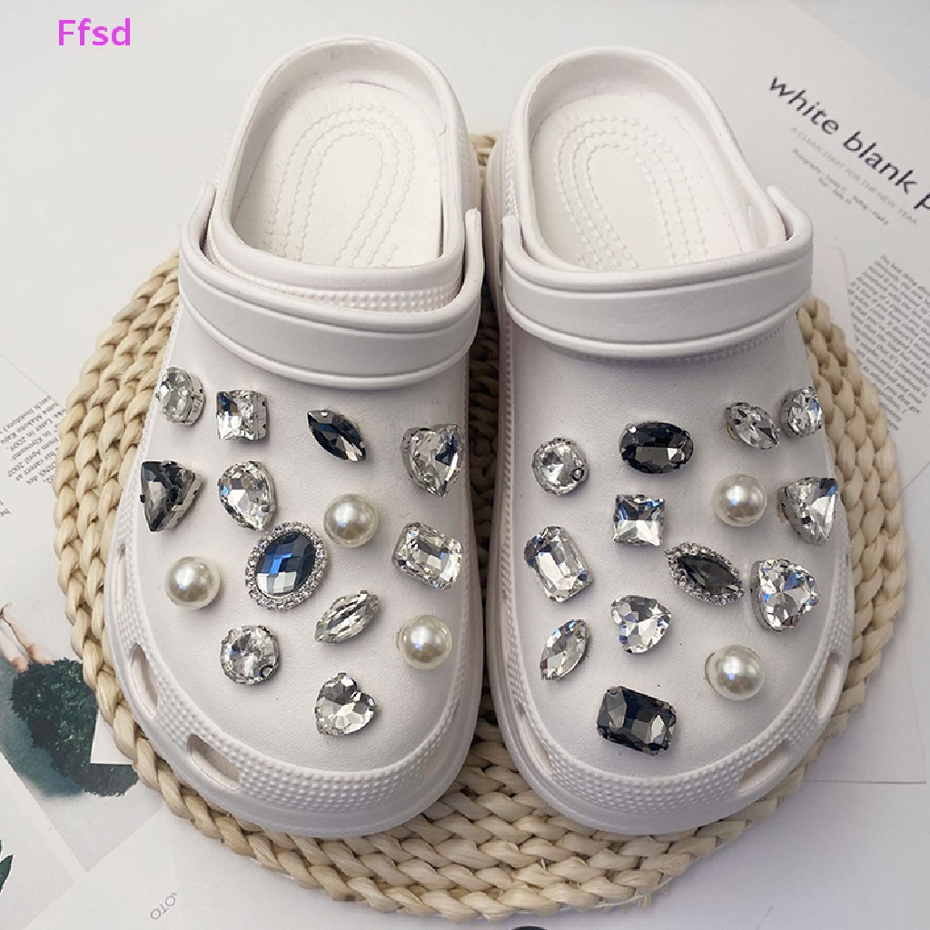 {Ffsd} Phụ Kiện Khóa Dây Giày Có Thể Tháo Rời Đính Đá Diy Bán Chạy