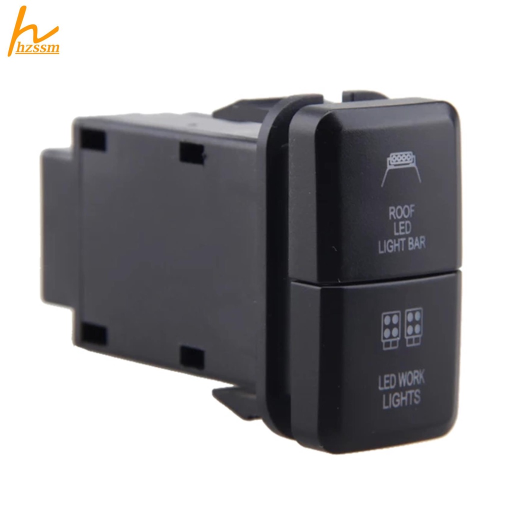 Nút Công Tắc Đèn LED 12V Cho Xe Hơi Toyota Prado Reiz Hilux Landcruiser